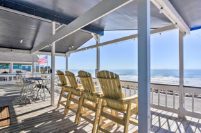 Surfside Beach Home with Deck on Pedestrian Beach!